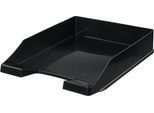 Ablagekorb HAN Klassik, für Format A4/C4, mit Beschriftungsfeld, stapelbar, B 255 x T 348 x H 65 mm, Kunststoff, schwarz, 10 Stück
