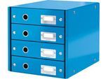 LEITZ® Click + Store, 4 Schubladen, flach, blau