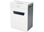 Leitz IQ 6M Protect Premium Aktenvernichter P5, Mikroschnitt 2 x 15 mm, 18 l, 6 Blatt Schnittleistung, Anti-Papierstau-Technologie, weiß