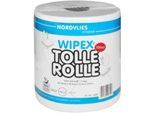 Putztuchrolle Wipex Tolle Rolle , 2-lagig, weiß, 447 Blatt pro Rolle, 6 Rollen je Karton