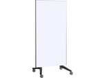 Mobiles Glasboard Legamaster, weiß, magnethaftend, doppelseitig nutzbar, B 900 x H 1750 mm