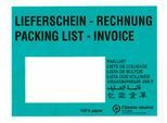 Papier-Dokumententasche/Lieferscheintasche SecurePack, C6, Fenster links, mit Aufdruck, selbstklebend, Pergaminpapier, grün, 250 Stück