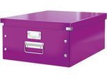 LEITZ® Ablage- und Transportbox Serie Click + Store, groß, für DIN A3, violett