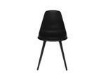 Schalenstuhl Topstar® T 2020, 4-Fuß, desinfektionsmittelbeständig, ohne Armlehnen, schwarz/schwarz