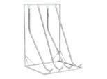 Schräghochparker WSM, 1-seitig, für Reifen bis B 60 mm, B 1400 x T 1467 x H 2010 mm, Stahl verzinkt, 4 Einhängeplätze