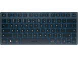 Bluetooth Tastatur Cherry KW 7100 Mini BT Slate Blue, QWERTZ, Multi-Device, kompaktes Format, inkl. Transporttasche