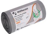Deiss FIRST PLUS Müllbeutel, mit Tragegriff, LDPE, 14 µm, grau, B 600 x H 720 mm, 60 Liter, 1000 Stück