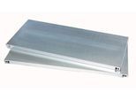 Schäfer Shop Select Fachboden, für Materialschränke mit einer Breite von 1200 mm, bis 100 kg, B 1200 x T 500 mm, verzinkter Stahl, silber