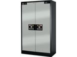 Sicherheitsschrank Typ 90 Asecos Q-CLASSIC-90 asecos, B 1200 mm, 3 Böden, lichtgrau
