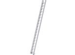 Alu-Schiebeleiter Stabilo, 2teilig, 2 x 18 Sprossen, mit Traverse und Trigon-Traverse