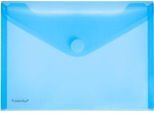 FolderSys Dokumententasche, DIN A5 quer, Klettverschluss, PP, blau