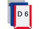 Magnet-Sichttaschen, DIN A6 hoch, transparent, 10 Stück