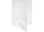 Angebotsmappe FolderSys, A4, 4 Taschen, Visitenkartentasche, Polypropylen, weiß, 10 Stück