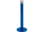 Ascher-Standsäule SG 105R, rund, enzianblau
