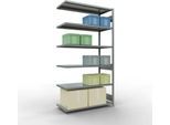 SCHULTE Lagertechnik Fachbodenregal - Stecksystem MULTIplus 250 Anbauregal - 2500x1300x600 mm, Typ 250 kg