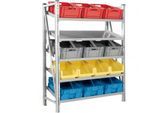 Fachebene, schräg, für Regal R 7000, T 600 x B 1283 mm