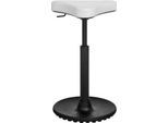Hocker TOPSTAR Sitness H1-Work, Kunstleder, höhenverstellbar, TPU-Sohle, Clean-Effekt-Gasfeder, desinfektionsmittelbeständig, weiß
