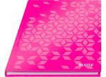 Notizbuch Leitz WOW, DIN A5, 80 karierte Blatt, Hardcover-Einband, FSC®-zertifiziert, pink