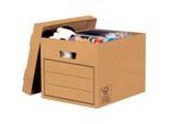 Aufbewahrungsbox Bankers Box, 10 Stück, B 320 x T 390 x H 260 mm, B-Flute Wellpappe, braun