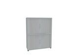 Rollladenschrank, 4 OH, 2teilig, ohne Mitteltrennwand, B 1200 mm, lichtgrau
