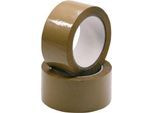 Packband Nopi® Classic 4042, Gesamtstärke 52 μ, L 66 m x B 50 mm, Rollen-∅ 76 mm, Polypropylen-Folie, braun, 36 Rollen