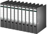 LEITZ® Ordner 1007/1008, DIN A4, Rückenbreite 52 mm, 10 Stück, schwarz