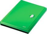 Leitz® Dokumentenmappe Recycle, A4, bis 250 Blatt, 5 Fächer & Ablagefach, blickdicht, Blauer Engel, Kunststoff, grün