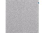 Akustik-Pinboard Board Up, Absorptionsklasse C, Stärke 24 mm, Textil & Recycling-PET, grau, B 750 x H 750 mm