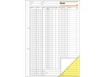 sigel® Kassenbuch EDV Steuerscheine 300 KG429, DIN A4 hoch, 2 x 50 Blatt