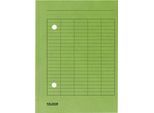 Dokumentenmappe FALKEN, DIN A4, 2-seitiger Gitterdruck, B 231 x H 318 mm, Karton, grün