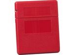 Justrite Dokumentenbox, Öffnung oben, L 318 x B 260 x H 57 mm, 0,9 Kg, rot