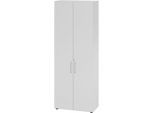 Schränke Breno, 6 OH, abschließbar, 28 kg je Boden, B 800 x T 420 x H 2156 mm, lichtgrau/lichtgrau