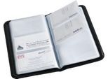 Visitenkartenbuch, für 120 Visitenkarten, schwarz