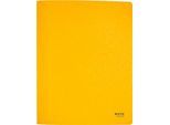 Leitz® Schnellhefter Recycle, Format A4, bis zu 250 Blatt, Heftmechanik, 100 % recycelbar, Blauer Engel, Recyclingkarton, gelb