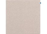 Akustik-Pinboard Board Up, Absorptionsklasse C, Stärke 24 mm, Textil & Recycling-PET, beige, B 750 x H 750 mm