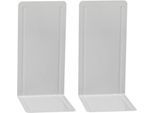 MAUL Buchstütze für Ordner, 240 x 140 x 120 mm, grau