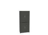 Querrollladenschrank, zweiteilig, B 1000 mm, 6 OH, graphit