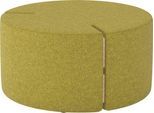 Nowy Styl Sitzpouf Tri.Ply M, modular, Blazer-Stoff, ø 85 cm, gelb