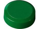 Rundmagnete MAUL, Kunststoff & Metall, Feinstruktur, Haftkraft 300 g, ø 20 x 7,5 mm, grün, 20 Stück