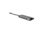 Verbatim USB-C™ Multiport-Hub, USB-C, 3x USB 3.0, HDMI, Gigabit Ethernet, SD/microSD, Kabellänge 15 cm