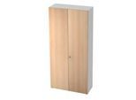 Aktenschrank TOPAS LINE, 6 Ordnerhöhen, B 1000 mm, weiß/Eiche