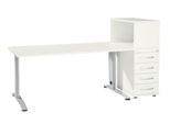 Schäfer Shop Select Büromöbelset LOGIN 2-teilig, Schreibtisch B 1600 mm