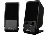 MediaRange Desktop Lautsprecher MROS352, 2 x 3 W, USB 2.0, Klinkenbuchse, schwarz