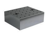 Lochblecheinsatz Q30 für CEMO Kleinauffangwannen aus Stahl, B 450 x T 380 x H 165 mm, Stahl verzinkt