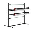 Rocholz Doppel-Schneidständer System, feststehend, waagerecht, Schnittbreite 1250 mm, B 1620 x T 850 x H 1665 mm
