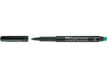 Marker Faber-Castell Multimark, inkl. Spezialradierer, schwarz, M, permanent