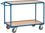 Tischwagen mit 2 Etagen, 850 x 500 mm
