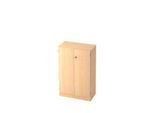 Aktenschrank 3 OH, B 800 x T 420 x H 1270 mm, abschließbar, Ahorn-Dekor