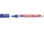 Marker edding 400, feine Spitze, blau, 10 Stück