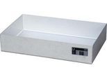 Bauer Kleingebindewanne KGW-P 1 V4A, für Euro- und Chemiepaletten, Edelstahl, L 600 x B 400 x H 120 mm, bis 50 kg